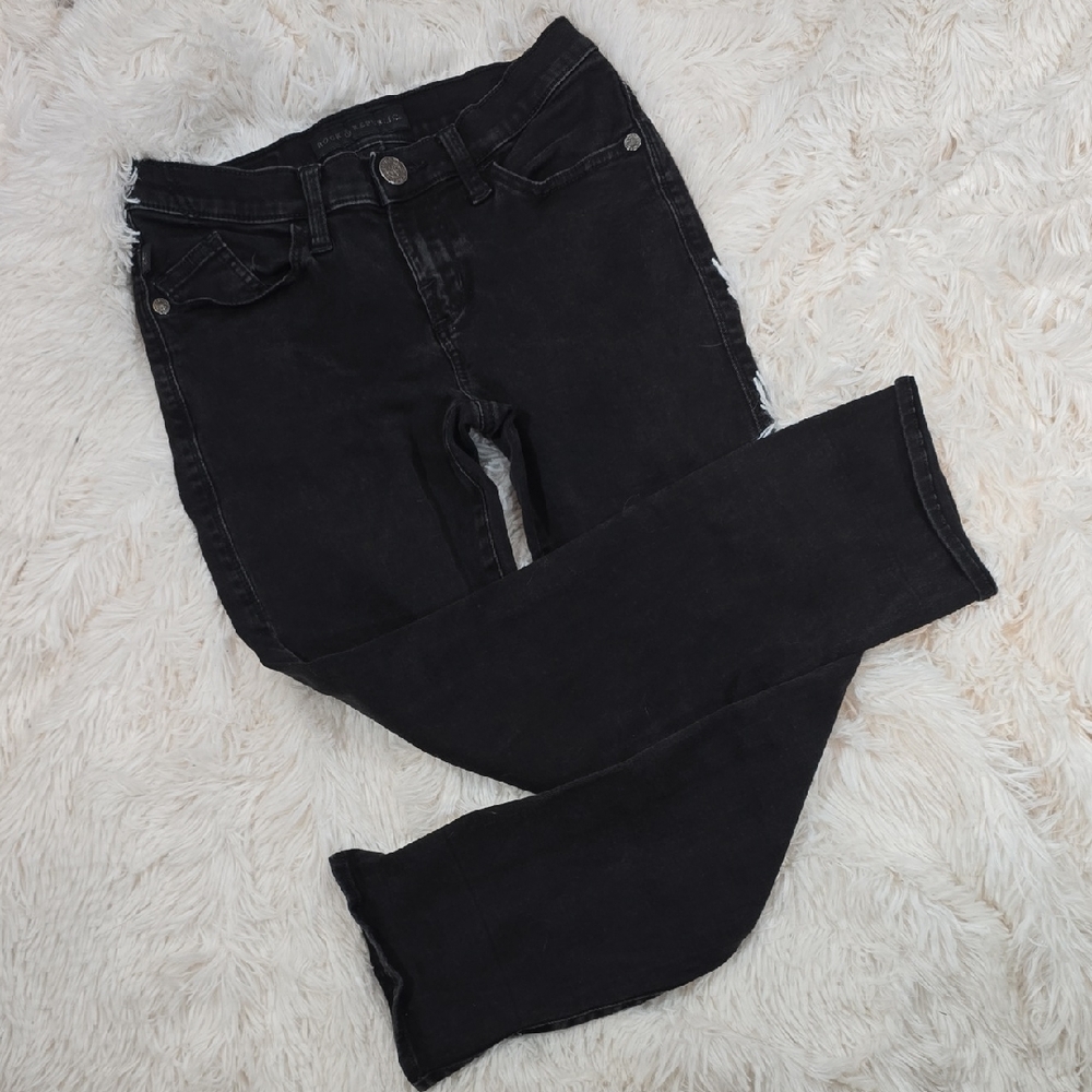 Rock & Republic "Kendall" Black Skinny Jeans Size 8